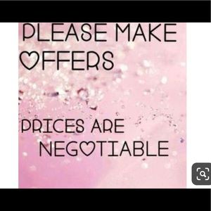 All offers welcome 💜